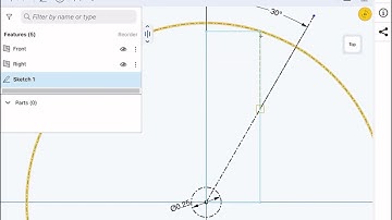 Onshape IOS snowflake with multiple arcs