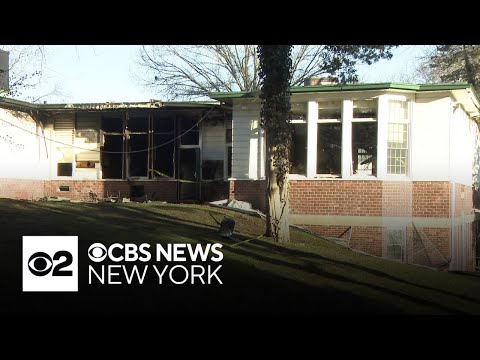 Three-alarm fire burns through Long Island elementary school