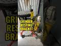 Stronghand Tools grinder mount is perfect for keeping your grinder stowed away and accessible.