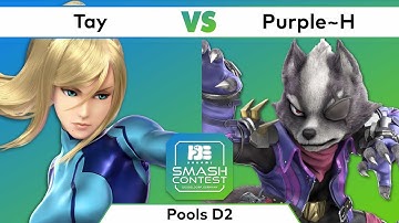 Smash Contest: DoKomi 2021- Tay (Zero Suit Samus) Vs. VCA | Purple~H (Wolf) - Pools D2