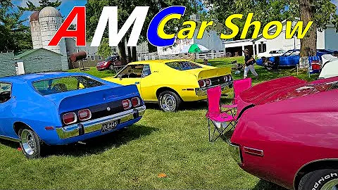 AMC car show (American Motors ONLY!) Livonia Michigan classic cars muscle cars Javelin Gremlin AMX