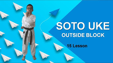 Soto uke – karate outside block