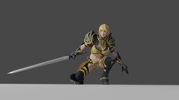 Maria : Mixamo To Blender Project Test.