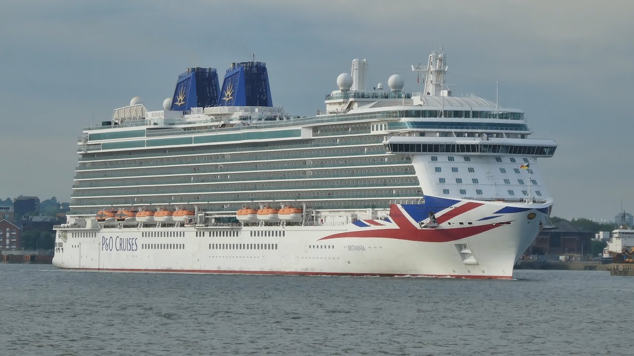 p&o cruise ship leaving southampton today