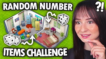 I roll the dice for HOW MANY of EACH ITEM to use challenge in The Sims 4