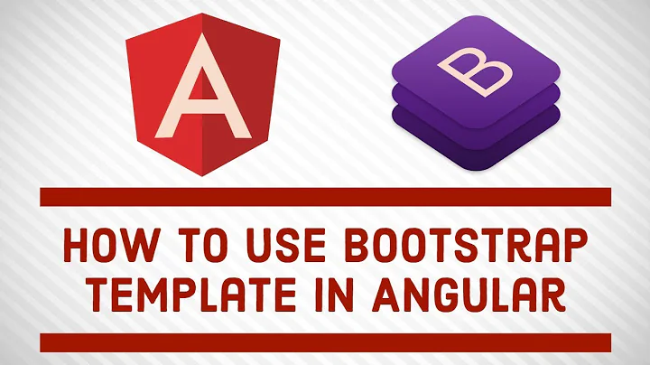 Using Bootstrap Templates in Angular Application