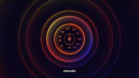 Car Speedometer Logo | Davinci Resolve Template