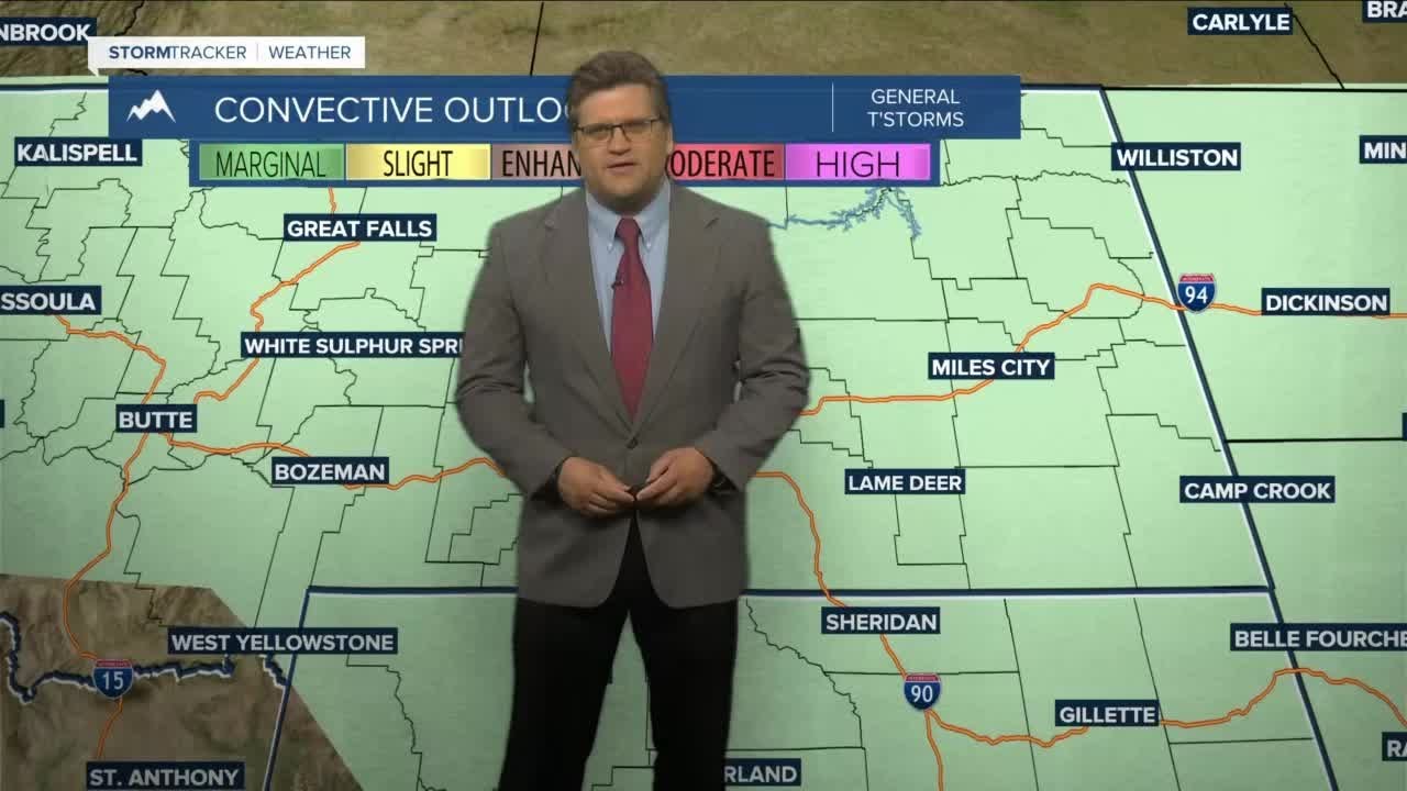 Q2 Billings Area Weather: Showers and isolated thunderstorms today ...