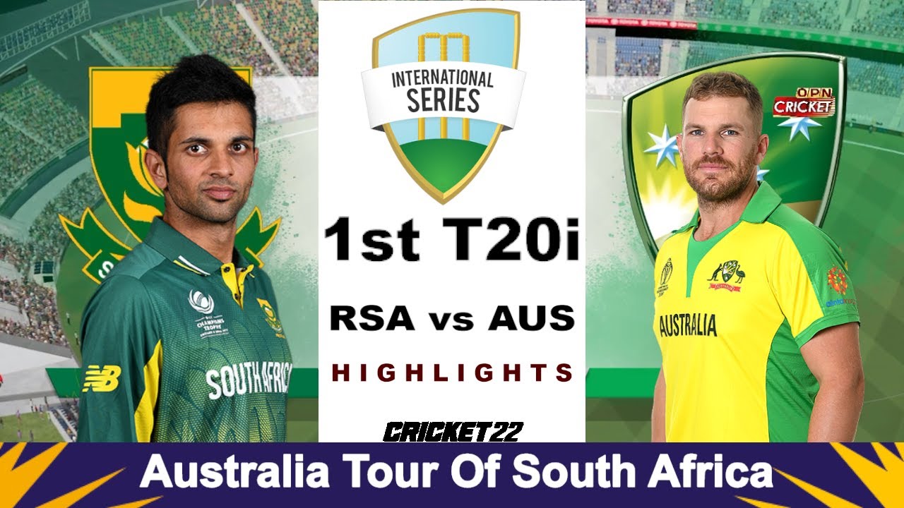Australia vs South Africa 1st T20I Highlights 2023 Aus vs Sa 1st T20 Highlights - Cricket 22