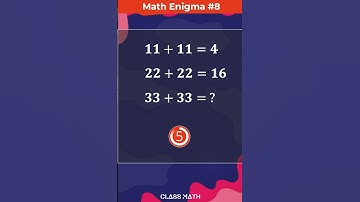enigme mathméatique #mathématiques #énigmes #mathsfacile #maths #bac #baccalaureat #brevet
