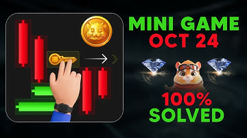 Mini Game Puzzle October 24 solved 100% | Hamster Kombat |Sweet dao|#hamsterkombat #minigame #puzzle