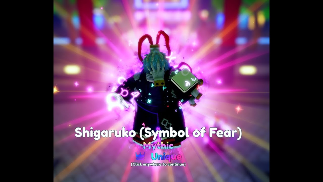 ☮ Tomura Shigaraki (Symbol of Fear) [🦹UPD12] Anime Adventures