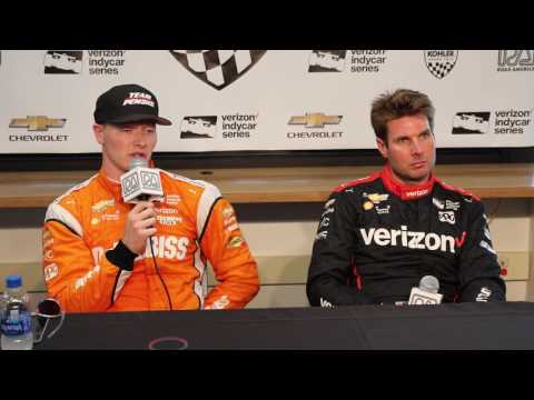 Josef Newgarden and Will Power Road America News Conference ...