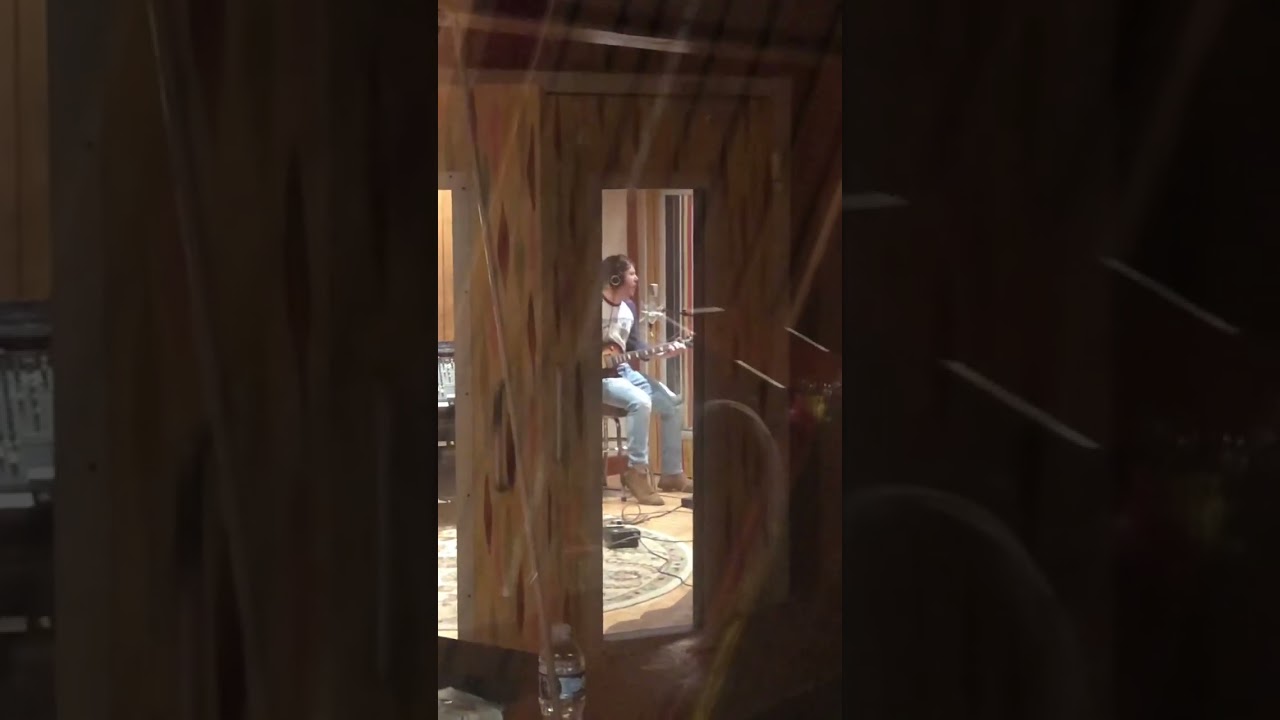 Recording at Blackbird studio in Nashville, TN 