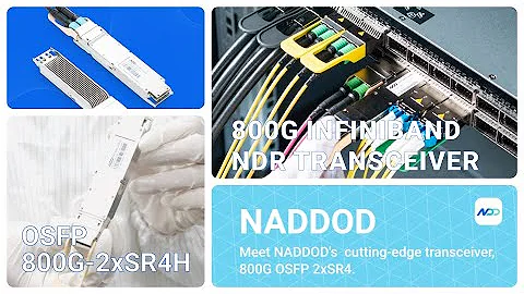 800G InfiniBand NDR Transceiver OSFP 2xSR4/SR8 | NADDOD