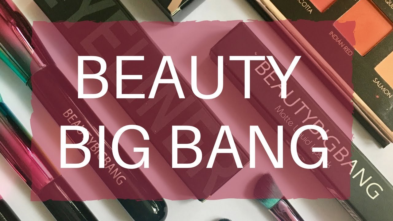 Beauty Big Bang eye shadow palette and brushes review