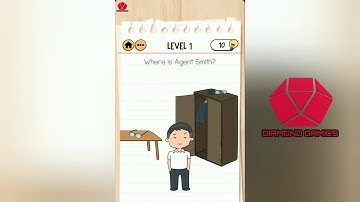 Brain Test 2 Agent Smith Level 1 where is agent smith