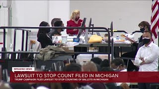 Trump campaign files lawsuit in Michigan to stop vote counting