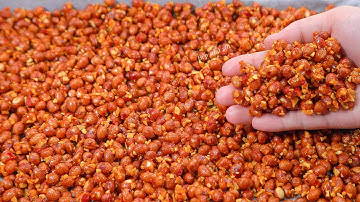 Làm theo cách này ĐẬU PHỘNG RANG TỎI ỚT giòn thơm bảo quản được lâu