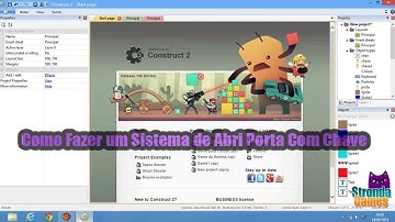 Construct 2 - Vídeo Aula De Como Fazer um Sistema de Porta com Chaves | Plataforma 2D |