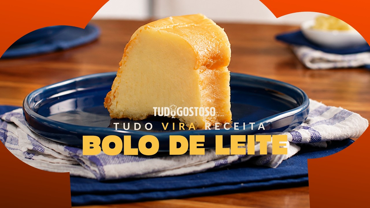 O melhor bolo de leite feito em casa: receita simples que derrete na boca