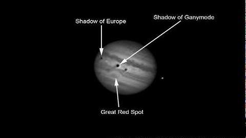 Jupiter Rotation. Europa and Ganymede transit