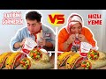 RAKİBİNİ GÖRMEDEN ULTRA MEGA DÜRÜM VE TACO YEME CHALLENGE!