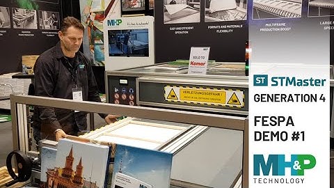 Canvas Stretching Machine FESPA 2022 Demo - MHP ST