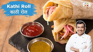 पनीर काठी रोल बनाने का आसान तरीका  | Kathi Roll Recipe | Paneer Kathi Roll Recipe | FoodFood