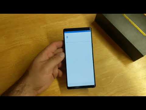 Samsung Galaxy Note 9 Start-up / Activation