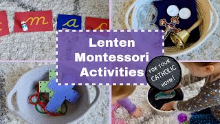 Lenten Montessori Activities