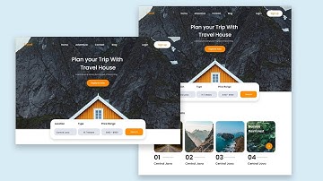 Travel Website Design Using Adobe XD