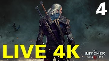 Live Stream 4K | The Witcher 3 Wild Hunt Gameplay Part 4 | RTX 2080Ti - no commentary