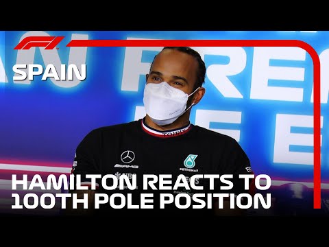 Lewis Hamilton Reflects On Reaching 100 Pole Positions | 2021 Spanish Grand Prix