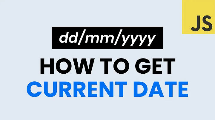 Get Current Date With Javascript | dd/mm/yyyy Format Date