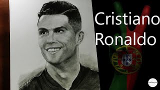 how to draw cristiano ronaldo realistic pencil art,pencil shading,blending for beginners