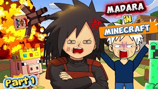 Madara Destroyed Minecraft Naruto Parody