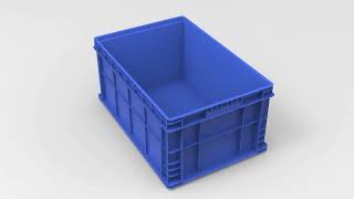 Custom EU Turnover Box | Stackable Plastic Storage Container Manufacturer