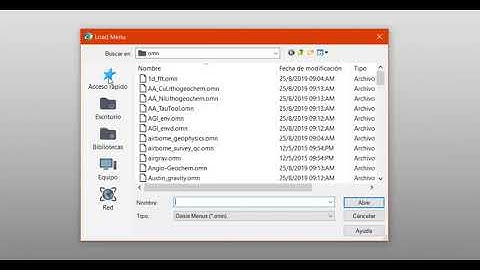 Cargar MagMap Oasis Montaj 8
