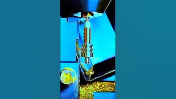 "Precision CNC Machining! Watch Brass Hardware Screws Take Shape in Seconds! 🛠✨ #Shorts"