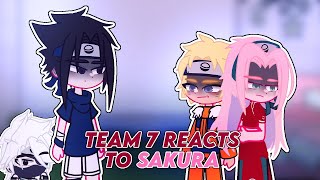 Seventh team react to sakura sad😢 ღ🌸🍜🍥