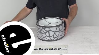 etrailer | Gustafson RV Ceiling Light Shade Review