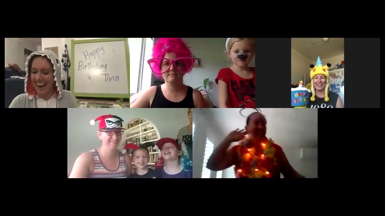 Virtual 40th birthday party 2020