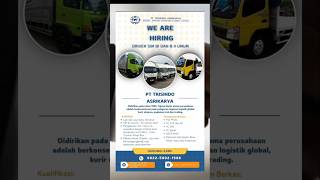 Lowongan kerja hari ini || Loker Driver