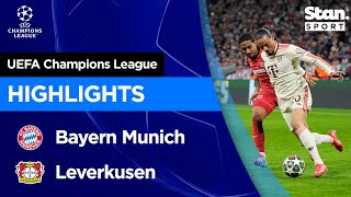 Thumbnail for Bayern Munich v Leverkusen Highlights | 2024/25 | UEFA Champions League