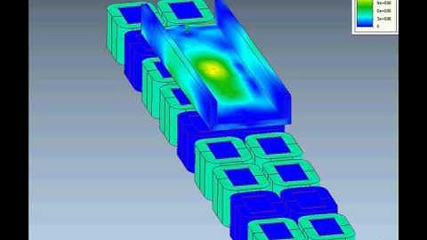 Simulation of a magnetically levitated train (MagLev)  | Mentor Infolytica