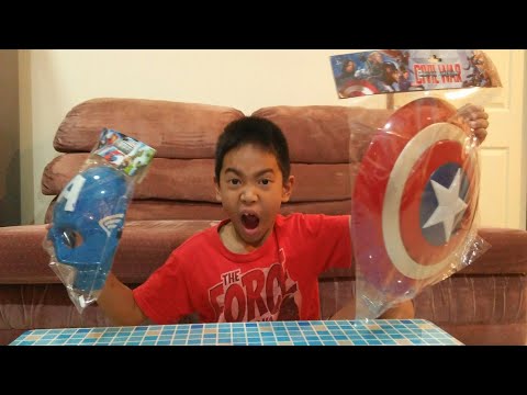 รีวิน้องโฟกัส รีวิวของเล่นโล่กำบัง กับหน้ากากกัปตันอเมริกา Captain America | โฟกัสToys