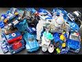 Unboxing Blue Transformers Robot Tobot Car Assemble: Rise of Beasts BUMBLEBEE Rescue Superhero Movie