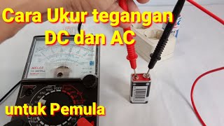 CARA mengukur Tegangan DC dan AC dengan Multimeter Analog