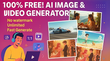 100% Free! AI Image & Video Generator (No Watermark, No Login, Unlimited Use!)